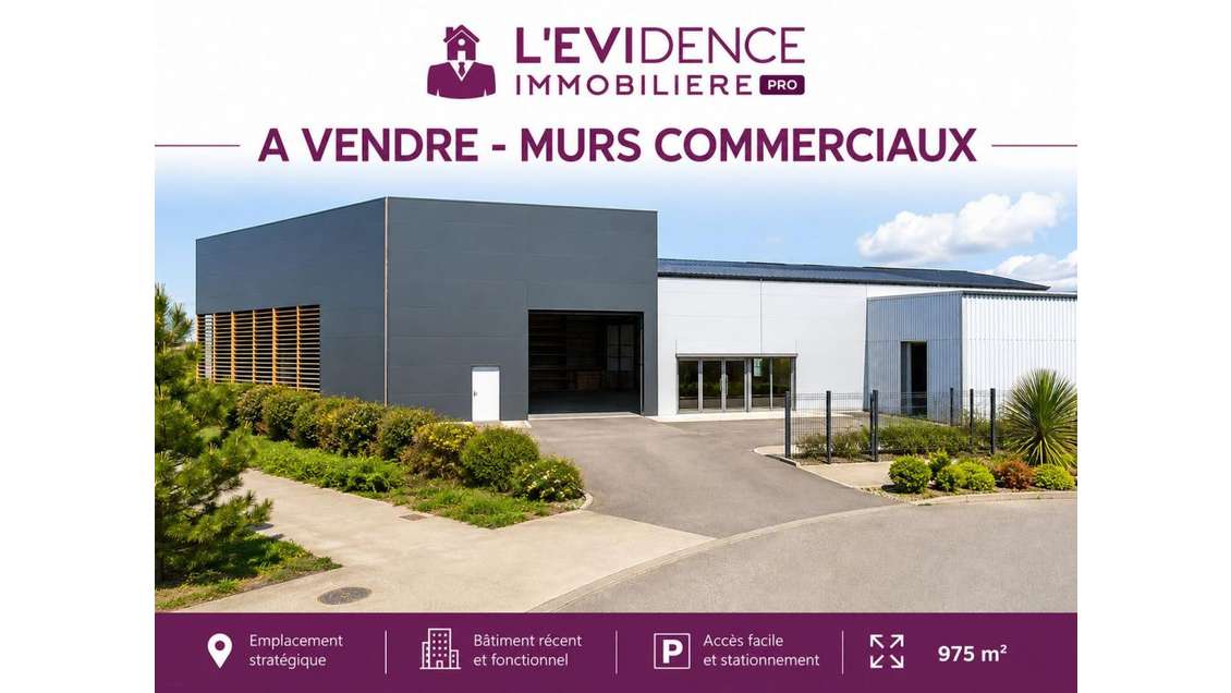 A vendre local  975m² à Pornichet zone Atlantique
