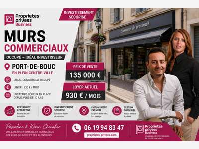 Vente murs commerciaux loués à Port de Bouc