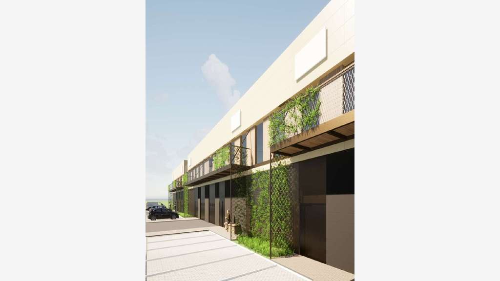 AV locaux d'activités neufs 1200m² Rilleux la Pape