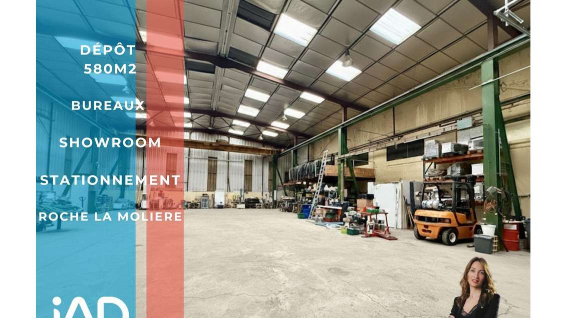 Vente entrepôt 581m² à Roche-la-Molière