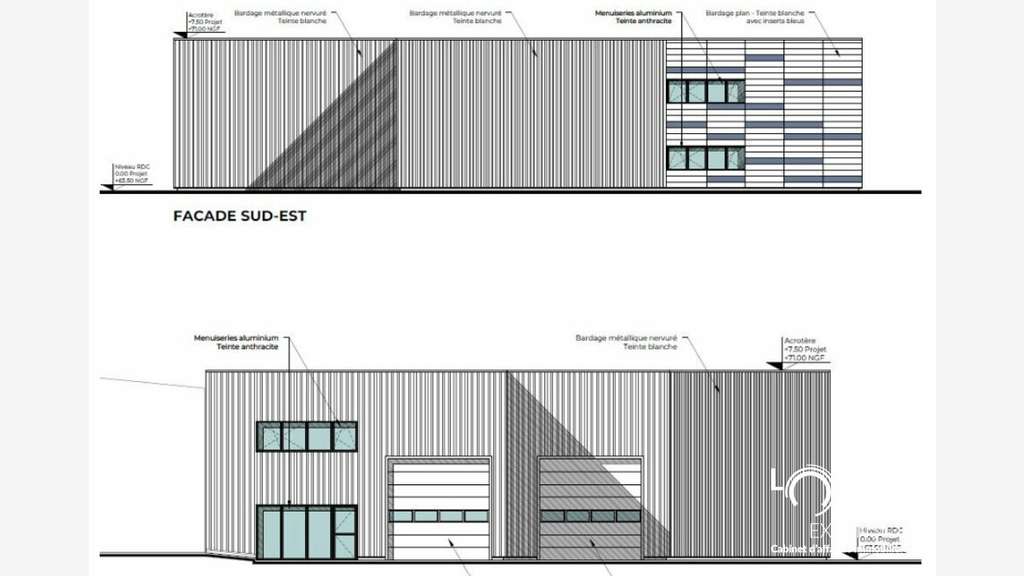 Local neuf 192m² excellente visibilité St-Herblain