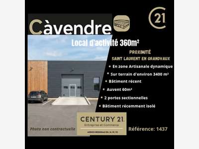 Local d'activité 360m² - zone artisanale p