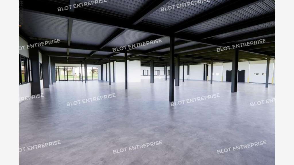 A vendre à louer locaux 443m² zone de Brais