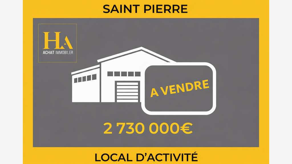 Local d'activité Saint Pierre 1800 m2