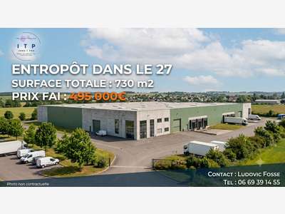 AV entrepôt bureaux 730m² Saint-Pierre-des-Fleurs