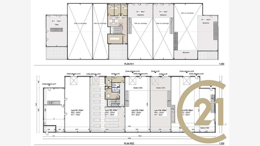 Local 510m² neuf à vendre à Saint-Sulpice A68