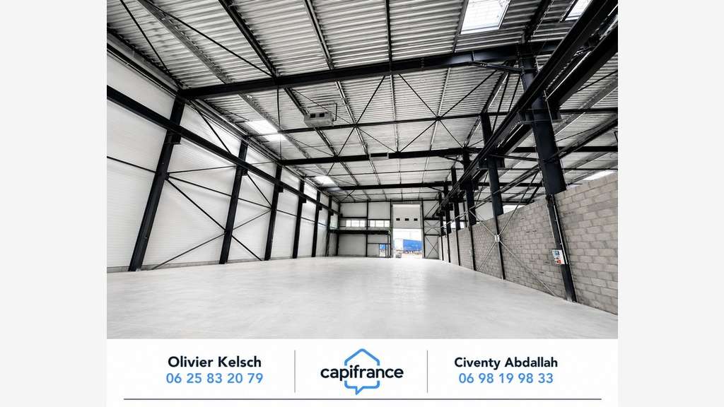 AV local industriel 1 058m² à Ste Héléne/Isère