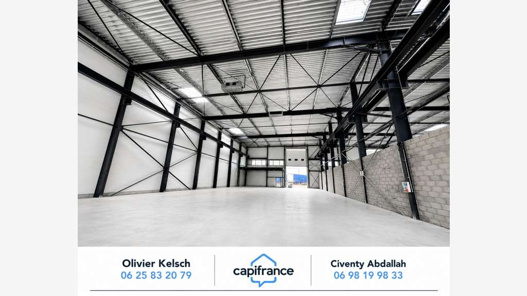 LOCAL INDUSTRIEL NEUF 1 058 M² À VENDRE - PONT R