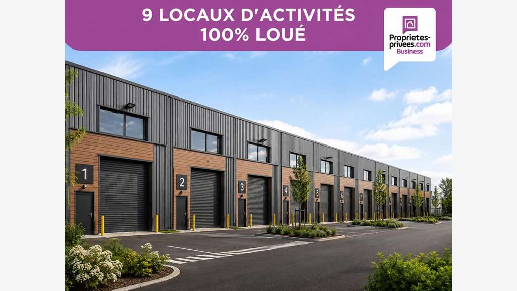 AV ensemble 9 locaux d'activités 2200m² Fleurines