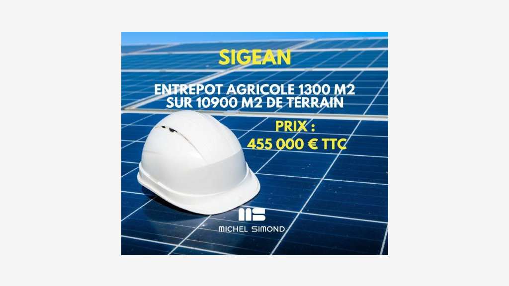 Vente entrepôt 1300m² à Sigean zone commerciale