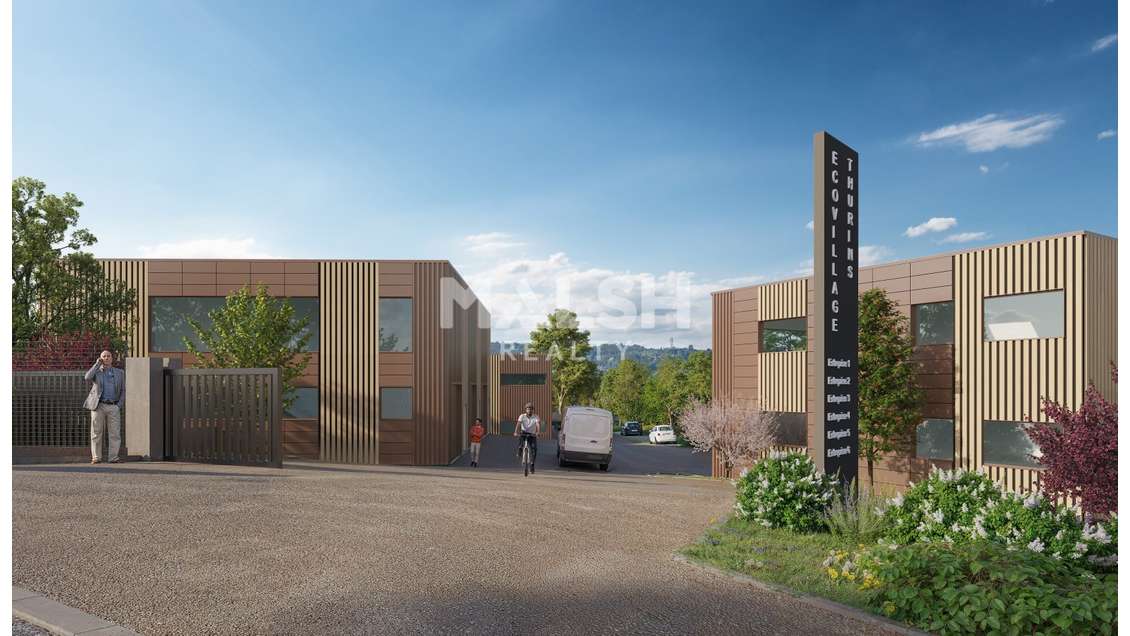Vente locaux neufs 1733m² divisibles à Thurins D25
