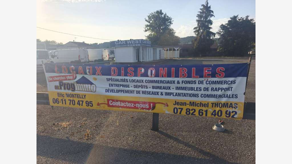 Cède bail local d'activité de 1500m² à Trelissac