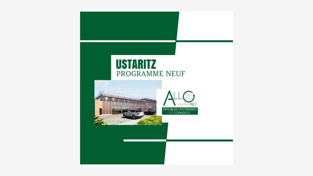 Locaux neufs 185m² à vendre à Ustaritz D932