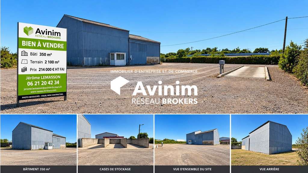VAIRÉ – SITE ARTISANAL INDÉPENDANT – ENV. 350 M² B