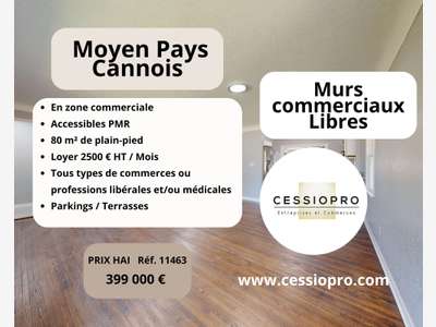 AV murs commerciaux 80m² zone commerciale Valbonne