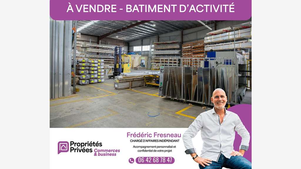 AV bâtiment indus 700m² zone dynamique Vannes