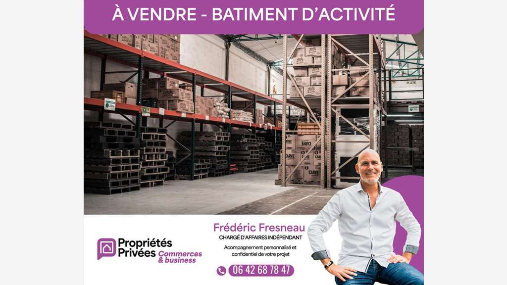 AV bâtiment indus 700m² zone dynamique Vannes