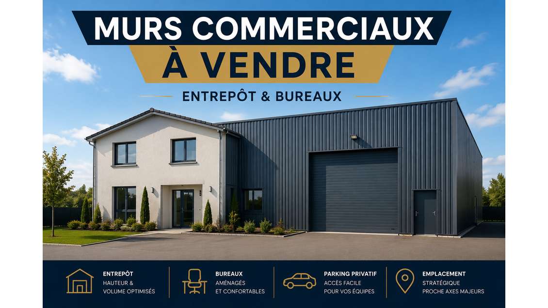 Vente locaux commerciaux 230m² ZAC Vauvert 30600