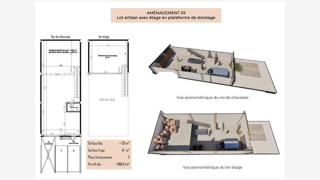 Vente Local d'activité 2245m² Vaux le penil