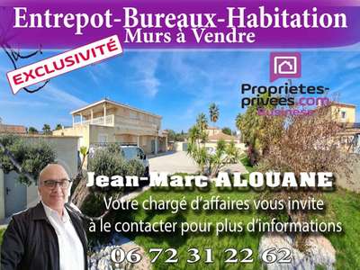 Vente entrepôt habitation à Vic la Gardiole