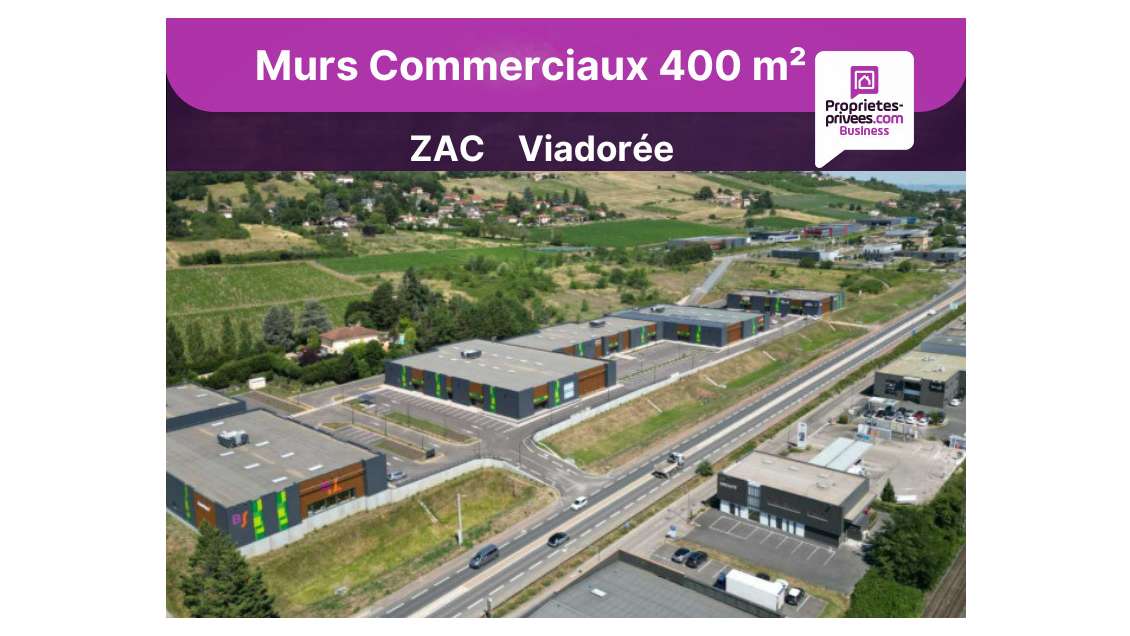 Murs Commerciaux- 425 m² - Retail Park -Anse