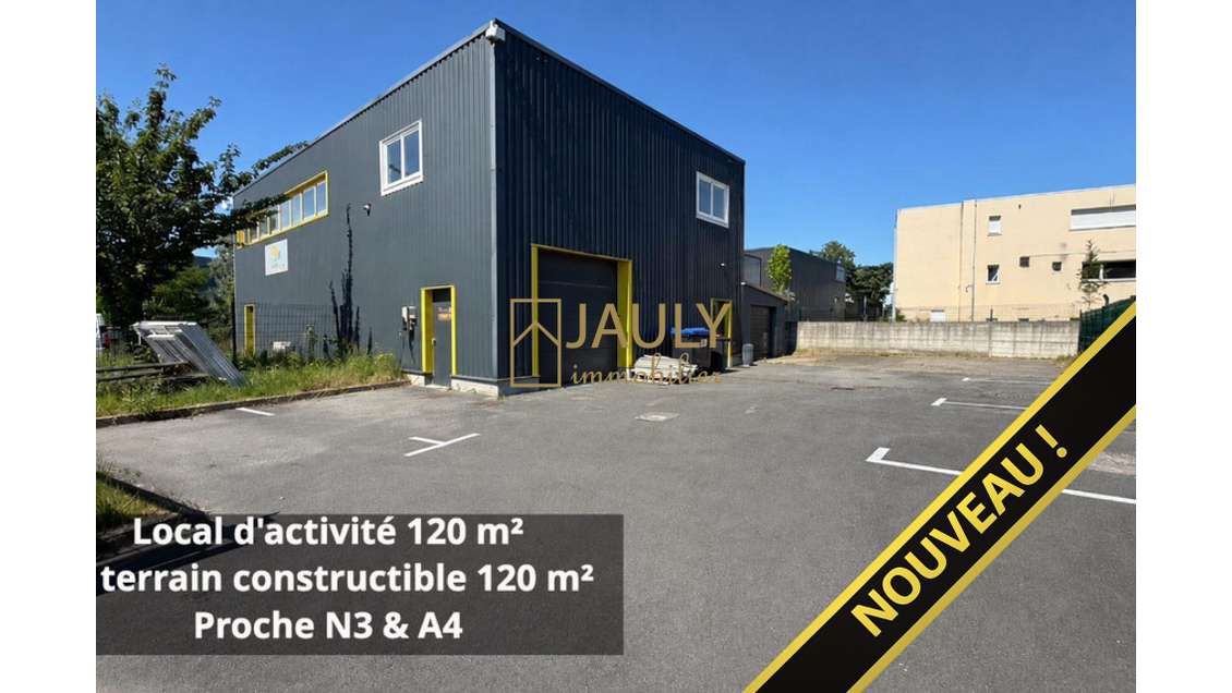 Local d'activité + terrain constructible 120 m²