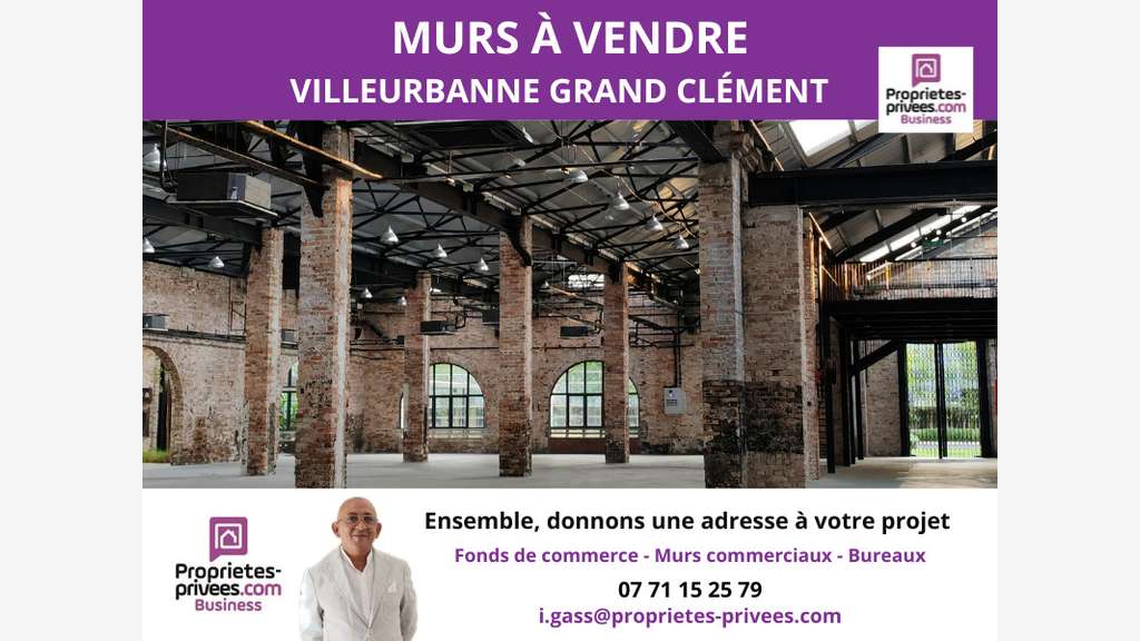 Loft ou atelier 97m² Villeurbanne Grandclément