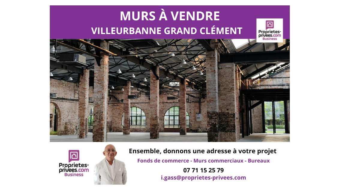 Loft ou atelier 97m² Villeurbanne Grandclément