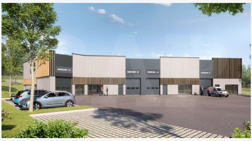 A vendre local d'activité neuf de 200m² à Vitré
