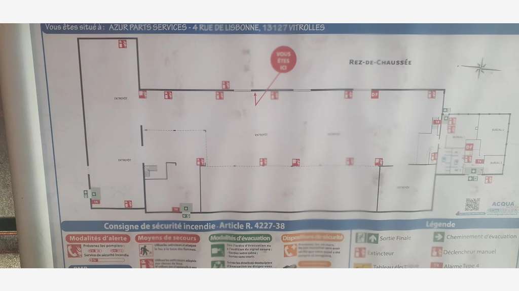 A vendre bâtiment industriel 5915m² ZI Vitrolles