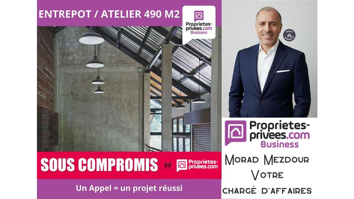 Entrepôt 490m² à vendre à Wattrelos 