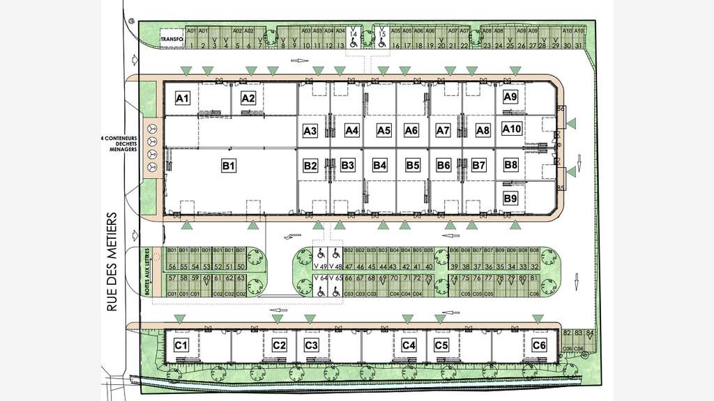 Vente cellules à partir de 133m² ZAC Casablanca