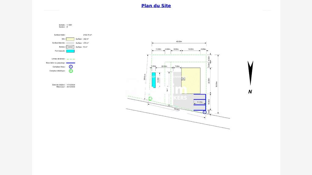 Site artisanal indépendant 350m² à Vairé