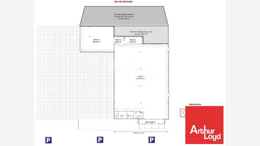 Vente local commercial 2054m² à Pompaire