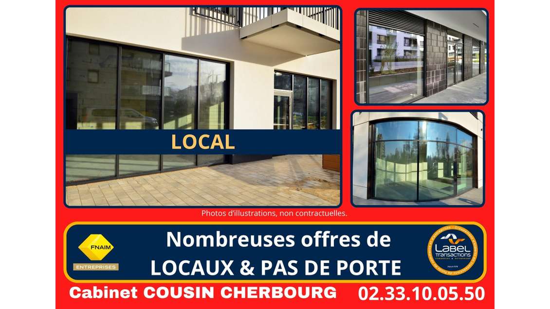Vente local 900m² empl stratégique à La Glacerie