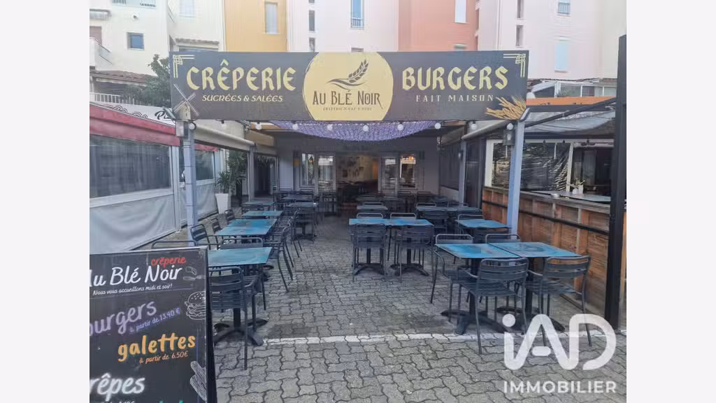 Vente local commercial 40m² Le Cap d'Agde