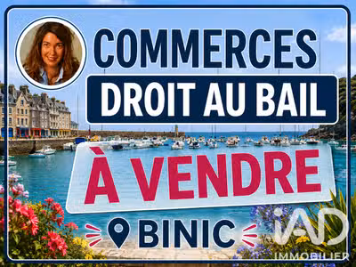 Droit au bail local commercial 30m² à Binic
