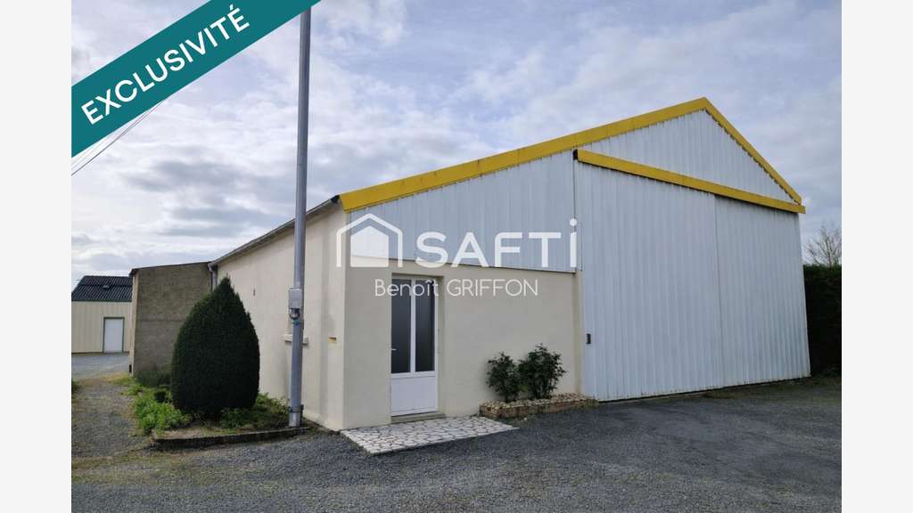 Vente ensemble pro 860m² fort potentiel à Boussay 