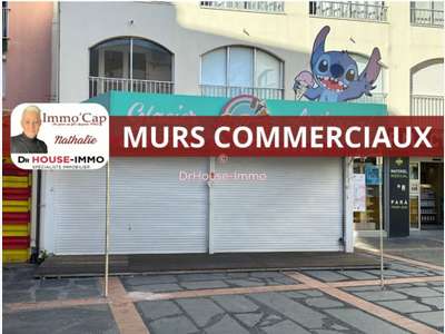 Vente murs commerciaux 130m² Cap d'Agde empl N°1