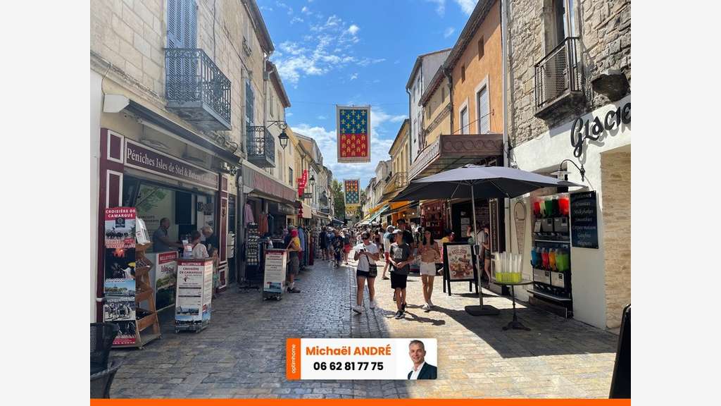 Droit au bail local 85m² Aigues-Mortes Intra-Muros