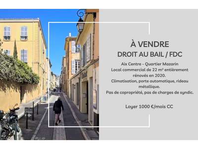 Vente Locaux commerciaux - Boutiques à Aix-en-Provence