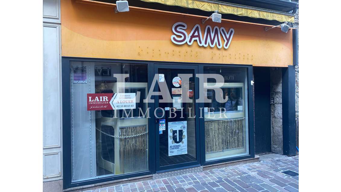 AV local commercial 23m² + réserve Alençon centre