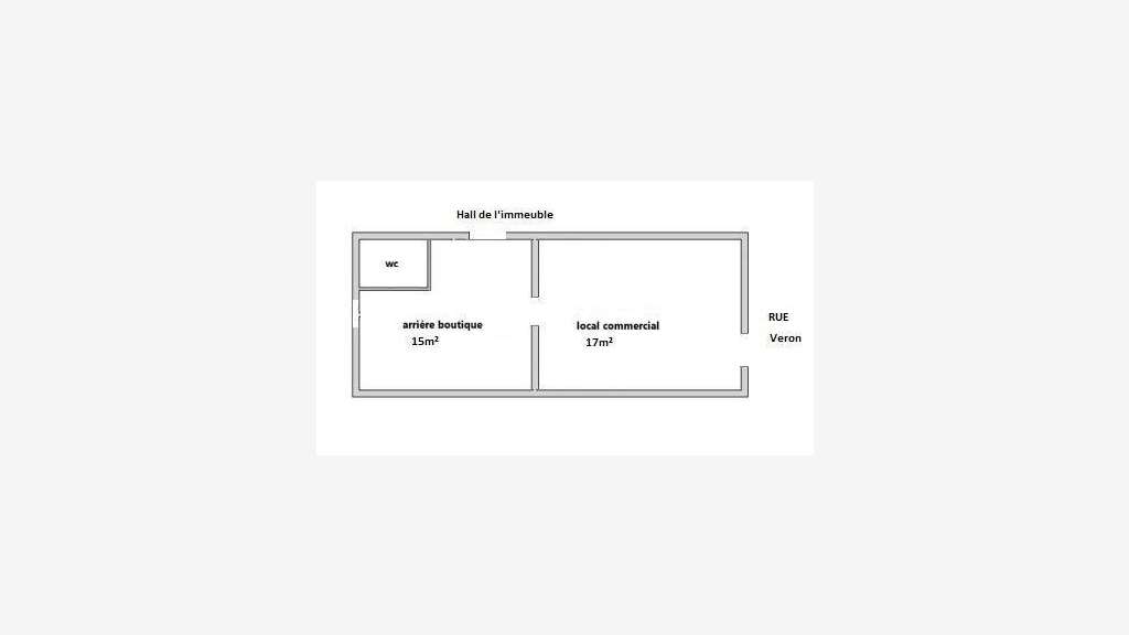 Vente murs commerciaux 32m² en RDC à Alfortville