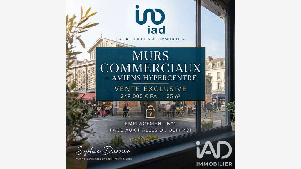 Local commercial à Amiens