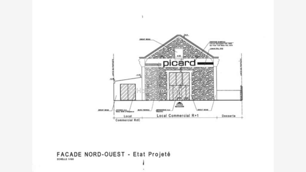 Local commercial - Enseigne PICARD bail en cours
