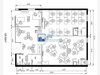 À vendre local commercial de 120m² en RDC à Angers