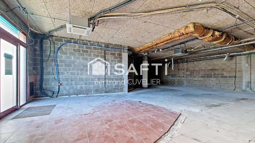 Vente local commercial plateau brut 170m² à Anzin