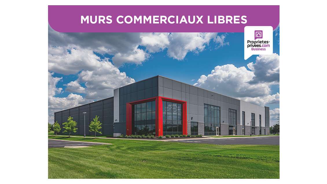 AV murs commerciaux libres 690m² à Argenteuil