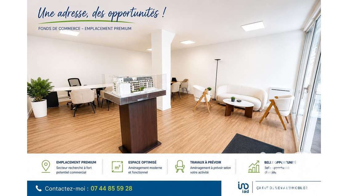 Local commercial à Asnières-sur-Seine