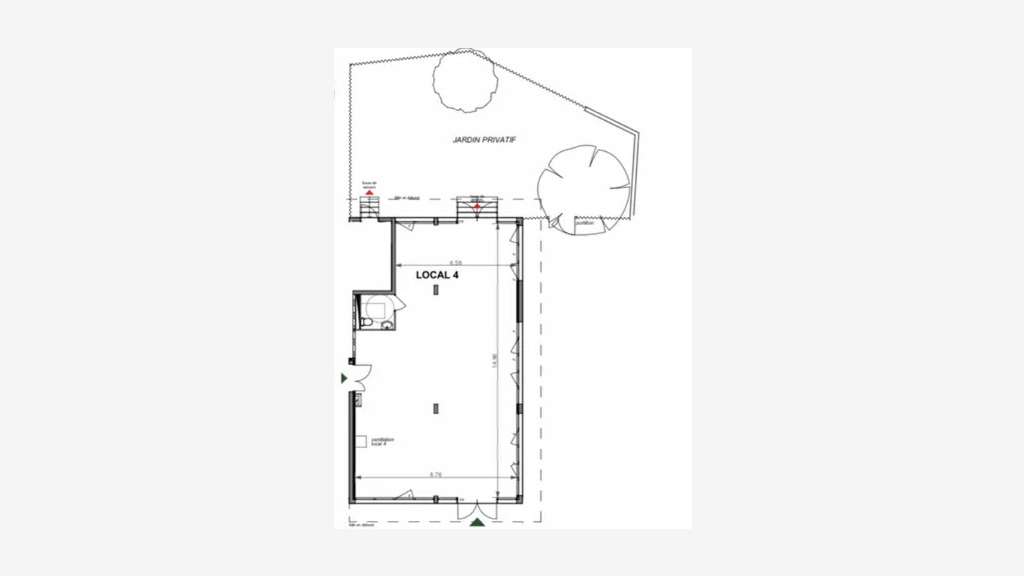 A vendre local commercial de 122m² à Aubagne 13400